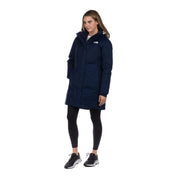 Jump Down Parka Womens Jacket Summit Navy Small by The North Face – Small, Faux Fur, Summit Navy, Model NF0A5G6G8K2