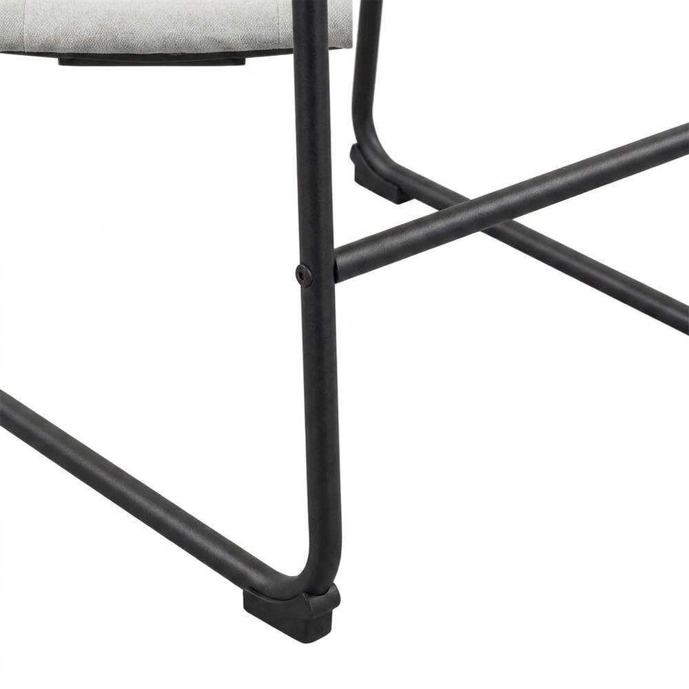 Gray Diam Counter Height Upholstered Dining Chairs Set of by Starlight Canyon Home – Iron, Fabric, Grey, Pack of 2