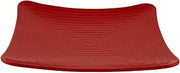 G.E.T. ML-63-RSP 10.25" Red Sensation, Melamine Square Plate, Break Resistant, Dishwasher Safe (Qty 1)