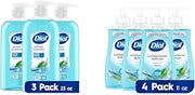 Dial Body Wash Spring Water Pack of 3 and Antibacterial Hand Soap Spring Water Pack of 4 Bundle