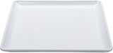 G.E.T. 6" White Square Midtown Melamine Plate (Set of 12)