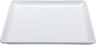 G.E.T. 6" White Square Midtown Melamine Plate (Set of 12)