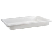 Winco 18" x 26" x 3" / 3" Deep / White Containers