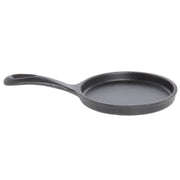 Round 5 Cast Iron Skillet with Handle by World Tableware – 5.0 cubic_inches, Cast Iron, Black, Model CIS-15