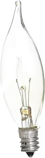 Westinghouse 0327400, 25 Watt, 120 Volt Clear Incand CA8 Light Bulb, 1500 Hour 190 Lumen