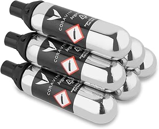 CORAVIN Wine Preservation System Replacement Argon Capsules, 6-Pack, Silver