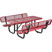 Global Industrial Red / Industrial / 1 Picnic Tables