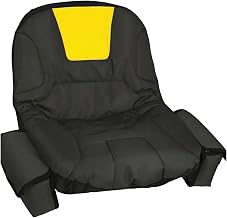 Lawn Mower Seat Cover for Dixie Chopper Blackhawk HP 48" | Oxford Cloth,Durable,Comfortable,with Side Storage Pockets,Reflective Strip,Rear Mesh Pocket