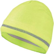 OccuNomix Hi-Vis Yellow Hi-Viz Knit Cap With Polyester Lining One Size Fits Most