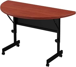 Correll Top Flip Table with Cherry and Black Finish FT2448HR-21-09-21