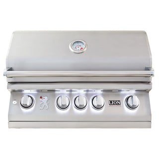L75625 32" Propane Grill by Lion Premium Grills – 32 inches, Stainless Steel, white