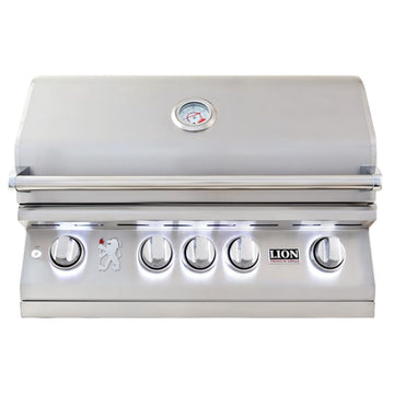 L75625 32" Propane Grill by Lion Premium Grills – 32 inches, Stainless Steel, white