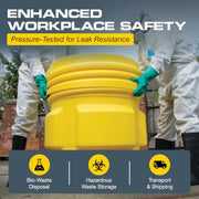 Eagle 95 Gallon / Yellow / Compact Hazardous Storage Equipment