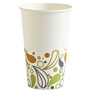 DEER16HCUP Deerfield Printed Paper Hot Cups by Boardwalk – 16 ounces, Paper, Green, Pack of 1000