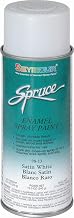 Spruce General Use Spray Paint 12 Oz. Satin White 12 Cans/Case