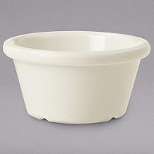 GET S-620-IV Melamine Ramekins, 2 Oz, 2.75" Diameter x 1.5" Deep, Ivory, Case of 4 Dozen