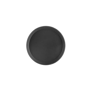 CAC Tray Fiberglass Round Black 11" Diameter by CAC China – 11", Fiberglass, Black, Pack of 99, Model FGTR-11BK