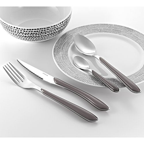 Amefa 16 Piece Cutlery Set for 4 People / Gray / Modern Flatware Sets