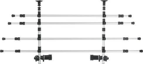 TRIXIE Pet Barrier for Vehicles, Dog Barrier for Cars and SUVs, Adjustable and Expandable, Aluminum, Large