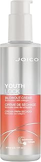 Joico YouthLock Blowout Crème Formulated With Collagen|Youthful Body & Bounce|Strengthen & Protect|Reduce Breakage & Frizz|Soften & Detangle|Boost Shine|Sulfate Free|With Arginine|6 Fl Oz