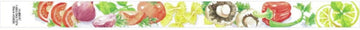 HUBERT® White Band-It Label -13 3/4" L x 1" H, 500 per Roll