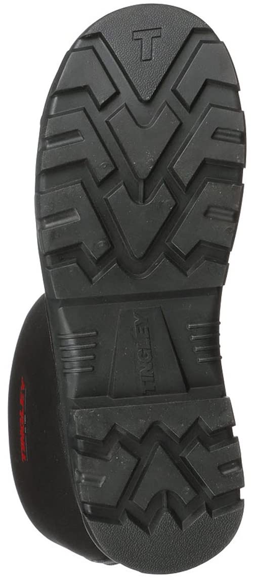 Badger Plain Toe Boot by TINGLEY – 11 Women/9 Men, Rubber, Black, Pack of 11, Model 87151