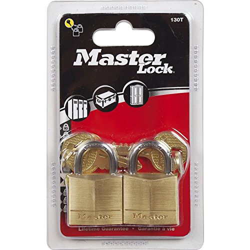 Master Lock 30mm 4-Pin - Keyed Alike x 2 / Classic,Brass / Modern Combination Padlocks