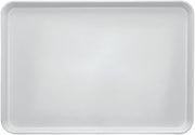 White Fiberglass Market Display Tray - 26" L x 18" W x 1" H by HUBERT – 26" x 18" x 1", Plastic, White, Model 99511190423