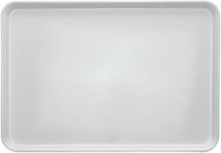 White Fiberglass Market Display Tray - 26" L x 18" W x 1" H by HUBERT – 26" x 18" x 1", Plastic, White, Model 99511190423