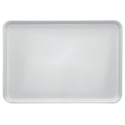 White Fiberglass Market Display Tray - 26" L x 18" W x 1" H by HUBERT – 26" x 18" x 1", Plastic, White, Model 99511190423