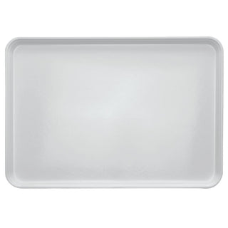White Fiberglass Market Display Tray - 26" L x 18" W x 1" H by HUBERT – 26" x 18" x 1", Plastic, White, Model 99511190423