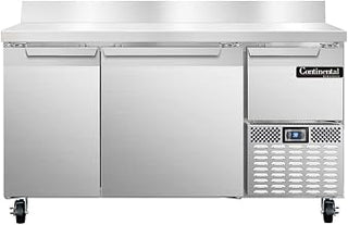 CRA60-BS Refrigerated Base Worktop Unit, 60" W, With Backsplash