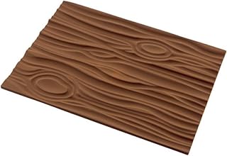 Silikomart Magic Wood Mat, Silicone, Brown, 25 x 18.5 x 0.6 cm