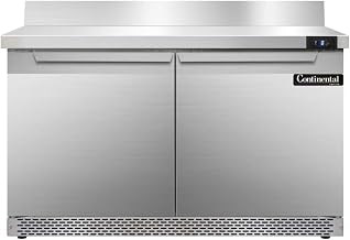 SWF48-BS-FB Two Section Work Top Freezer 48" W, With Back Splash & Front Breathing