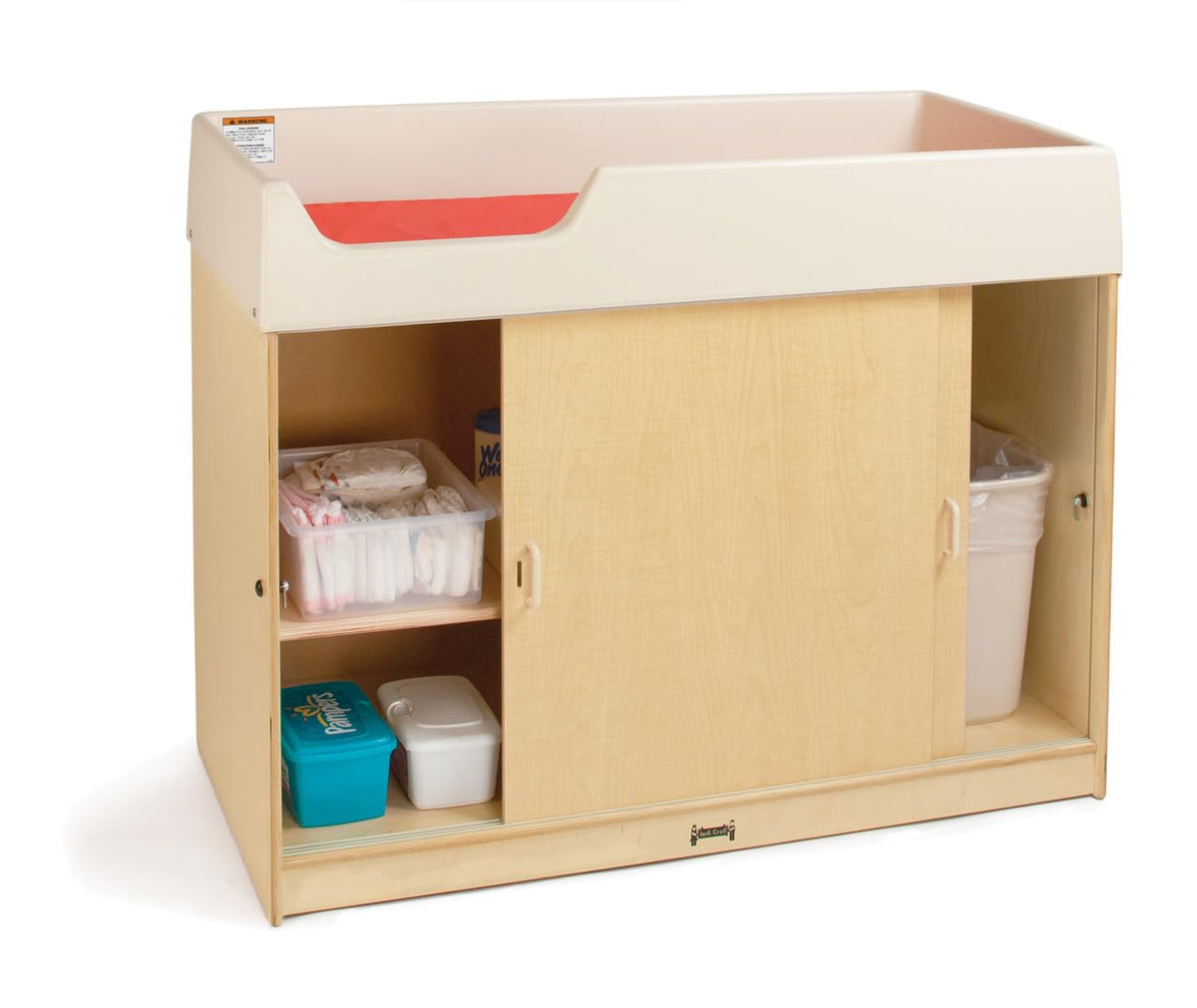Baby Changing Table Diaper Storage with Pad by Jonti-Craft – Model 5114JC