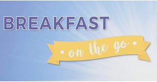 HUBERT Vinyl Magnetic Breakfast on The Go Sign - 49"L x 26"H