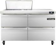 SW48-8-D Sandwich Unit, 48" W, With 8 Pan Top Openings & Four Drawers
