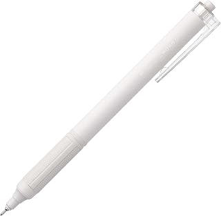 Tombow Ballpoint Pen MONO Graph Lite White, Precise Needle Tip, Smooth Writing, Ergonomic Grip [BC-MGLE45-R15]