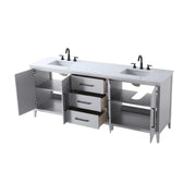 Millie Bathroom Vanity Grey by Lighting Design – Wood, Grey, Model VF29384DGR