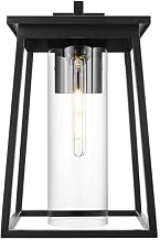 ELEGANT Lighting Lambert 11 inch Outdoor Wall Sconce in Black