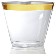 Stock Your Home 100 Count / Gold Rim / Fine Cups