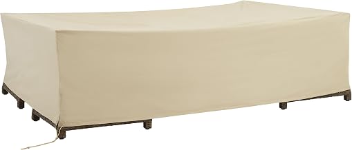 Crosley Furniture Patio Furniture Set Covers, Waterproof Outdoor Cover for Dining, Conversation, Sectional, Tan