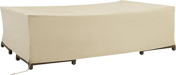 Crosley Furniture Patio Furniture Set Covers, Waterproof Outdoor Cover for Dining, Conversation, Sectional, Tan