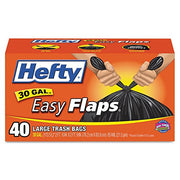 Hefty 1 Count (Pack of 240) / Black / 1.0 pounds Can Liners