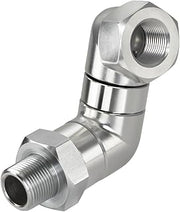 Krowne SW50 Swivel Fitting‌‌‍​​‌‌‌‌​‍​​​‌‌‌‍​​‌‌‌​​‍​​​‌‌​, 1/2" Gas Connector, Heavy Duty Construction, Both Ends Rotate Full 360 Dergee