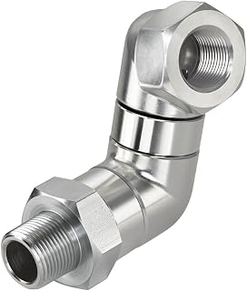 Krowne SW50 Swivel Fitting‌‌‍​​‌‌‌‌​‍​​​‌‌‌‍​​‌‌‌​​‍​​​‌‌​, 1/2" Gas Connector, Heavy Duty Construction, Both Ends Rotate Full 360 Dergee