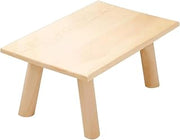 Mesa de Centro Small Square Coffee Table Solid Wood Bay Window Low Table Bed Desk Living Room Bedroom Balcony Dining Table Simple Pine Computer Table Center Cocktail