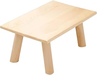 Mesa de Centro Small Square Coffee Table Solid Wood Bay Window Low Table Bed Desk Living Room Bedroom Balcony Dining Table Simple Pine Computer Table Center Cocktail
