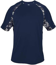 2140 Badger Youth Digital Hook Tee - Navy/ Navy Digital - X-Small