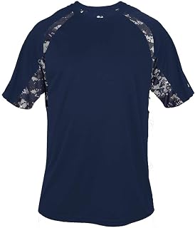 2140 Badger Youth Digital Hook Tee - Navy/ Navy Digital - X-Small